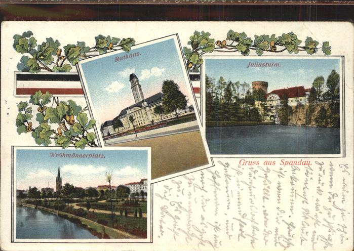 Spandau Wröhmännerplatz Rathaus Juliusturm