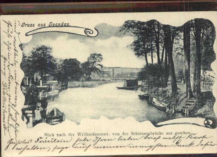 Spandau Wröhmännerstr. Schleusenbrücke