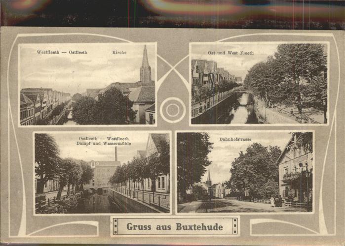 Buxtehude West Fleeth Kirche Dampf Wassermühle