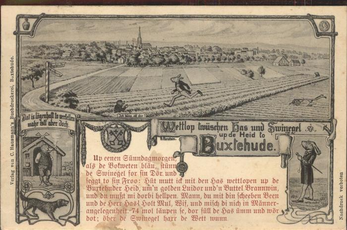 Buxtehude Spruch Hase Igel