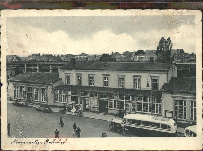 Neumuenster Schleswig-Holstein Bahnhof Autobus