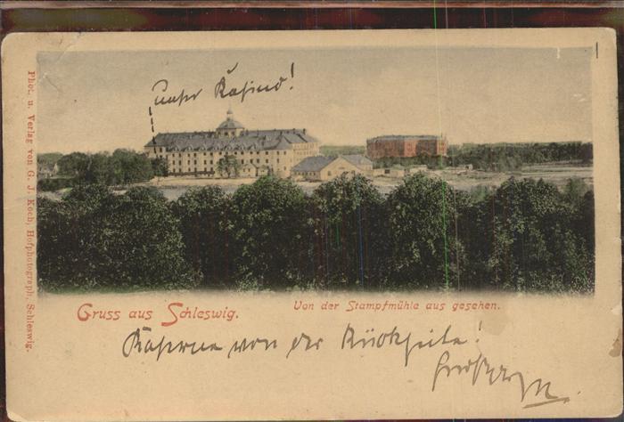 Schleswig Holstein Von der Stampfmuehle aus gesehen
