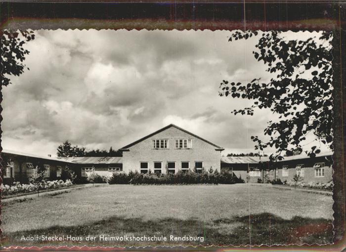 Rendsburg Schleswig-Holstein Adolf Steckel Haus Heimvolkshochschule