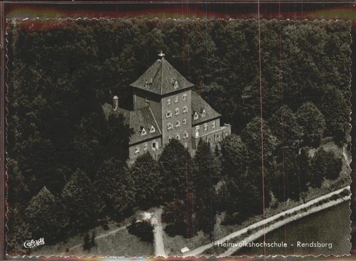 Rendsburg Schleswig-Holstein Fliegeraufnahme Heimvolkshochschule