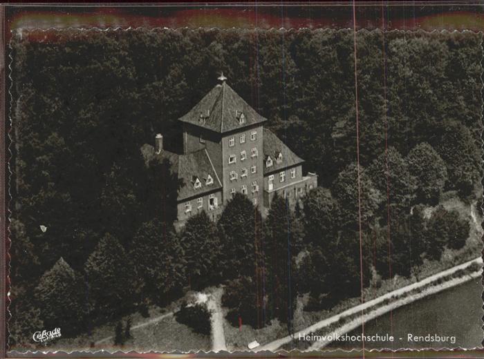 Rendsburg Schleswig-Holstein Fliegeraufnahme Heimvolkshochschule
