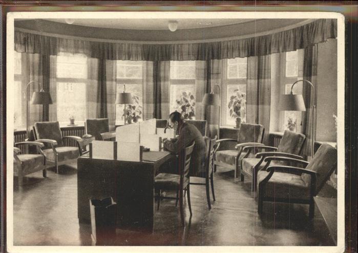 Bad Bramstedt Rheumaheilstätte Lesesaal