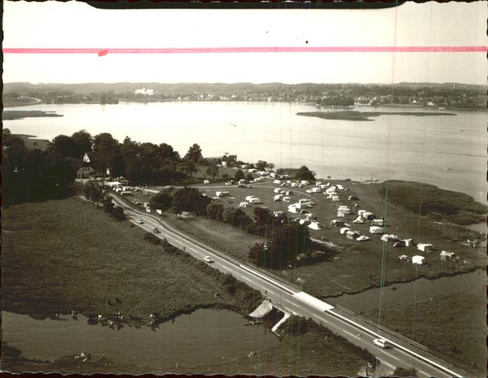 Flensburg Fliegeraufnahme Hardeby Campingplatz