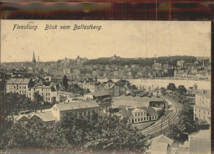Flensburg Blick vom Ballastberg