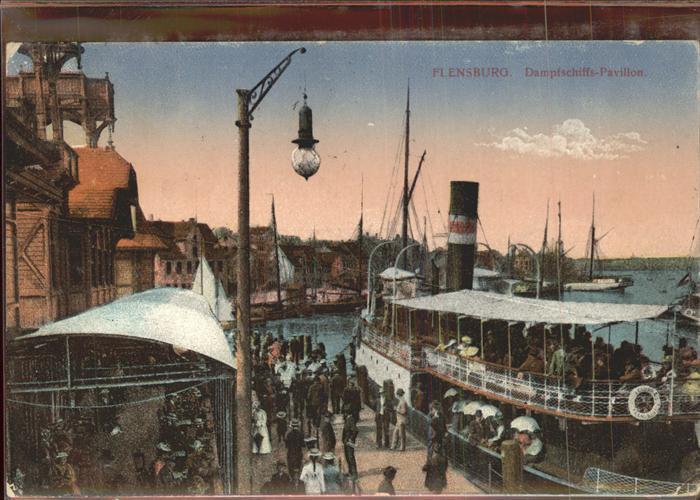 Flensburg Dampfschiffs-Pavillon Hafen