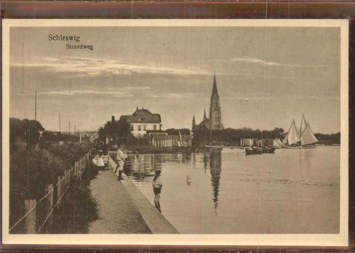 Schleswig Holstein Strandweg Segelschiff