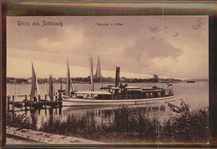 Schleswig Holstein Dampfer vor Köller