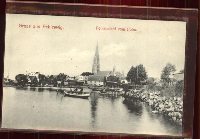 Schleswig Holstein Dom vom Holm gesehen