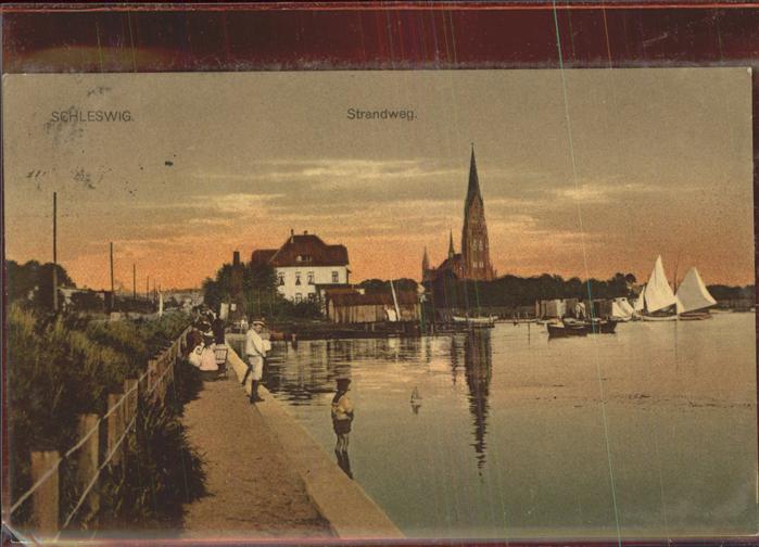 Schleswig Holstein Strandpromenade Segelboote Dom