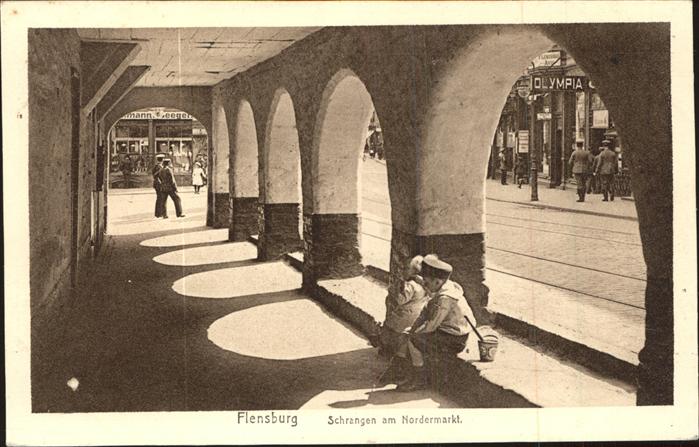 Flensburg Schrangen am Nordermarkt Kinder