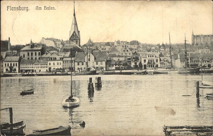 Flensburg Hafen Boote
