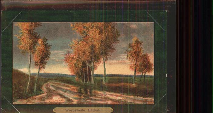 Worpswede Herbst Künstlerkarte