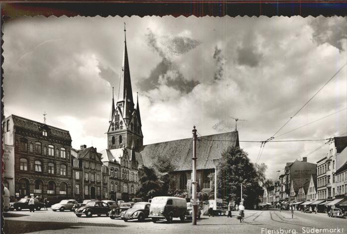 Flensburg Südermarkt Autos