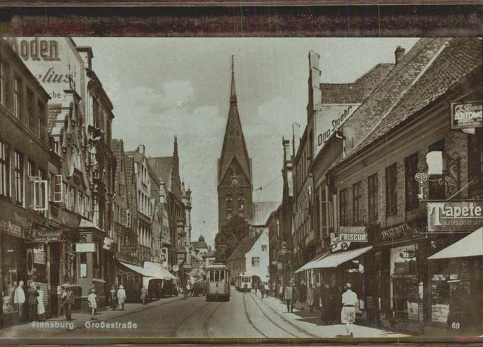 Flensburg Grossestrasse Strassenbahn