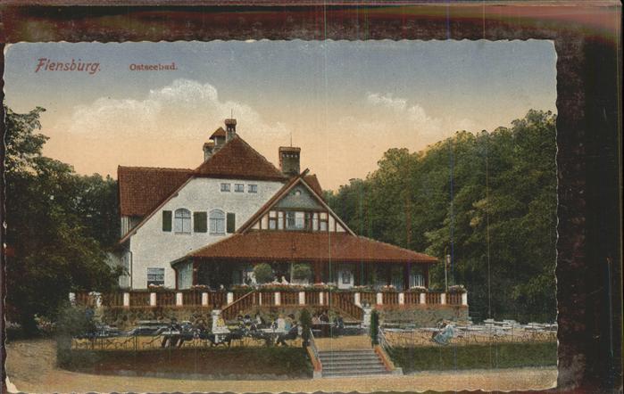 Flensburg Ostseebad Gartenterrasse