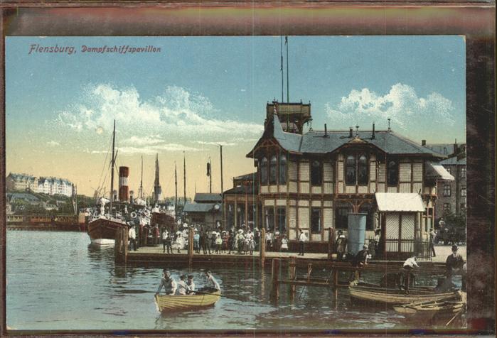 Flensburg Dampfschiffs-Pavillon Boote