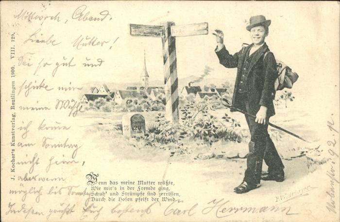 Wandern Gedicht Wegkreuz