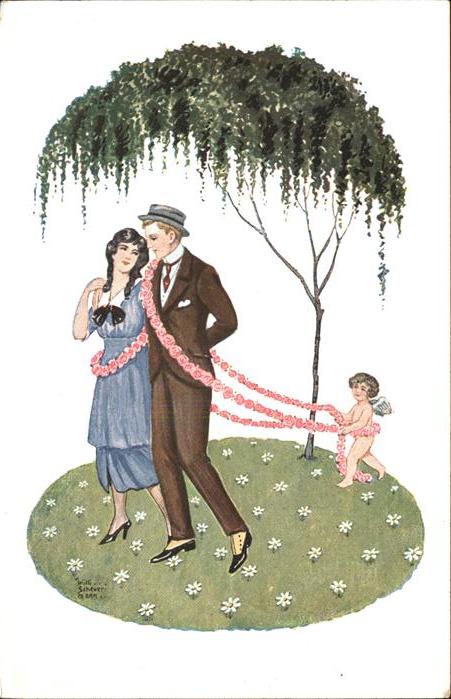 Poesie Künstlerkarte Nr. 3041 Willi Scheuer En