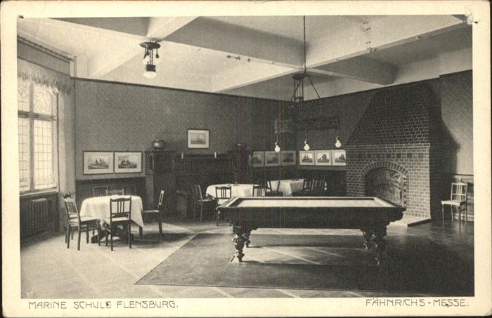 Billard Marine Schule Flensburg Fähnrichs-Messe
