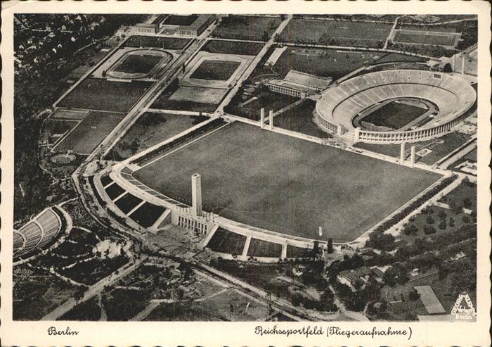 Stadion Stadium Estadio-- Berlin Fliegeraufnahme Reichssportfeld