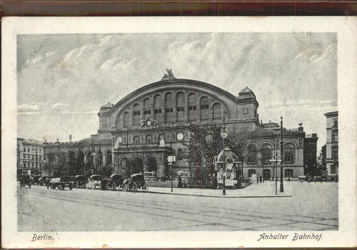 Bahnhof Anhalter Bahnhof Berlin