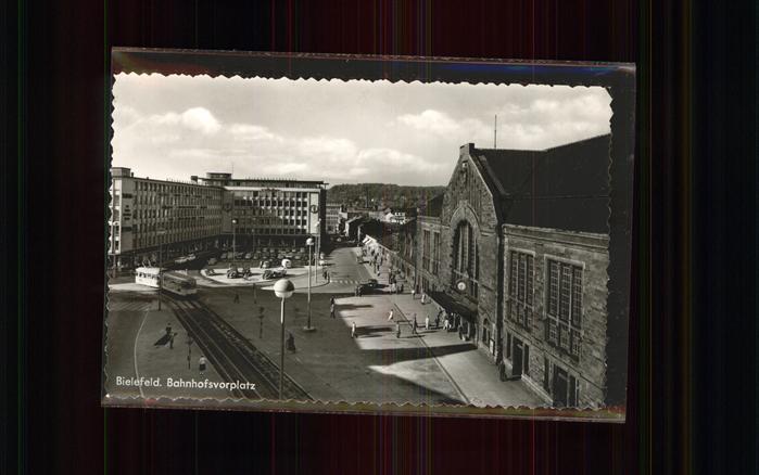 Bahnhof Vorplatz Bielefeld Strassenbahn