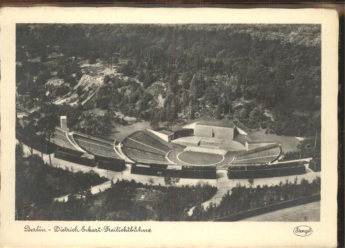 Freilichtbuehne Thingstaette Berlin Dietrich-Eckart Fliegeraufnahme
