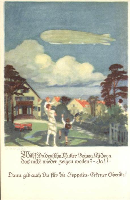 Zeppelin Eckener-Spende Künstlerkarte
