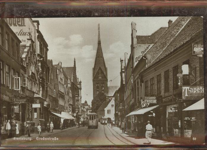 Strassenbahn Flensburg Großestr.