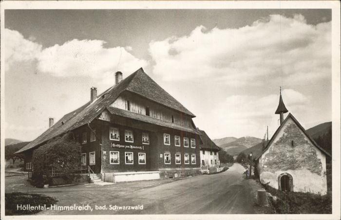Himmelreich Hoellsteig Gasthaus zum Himmelreich