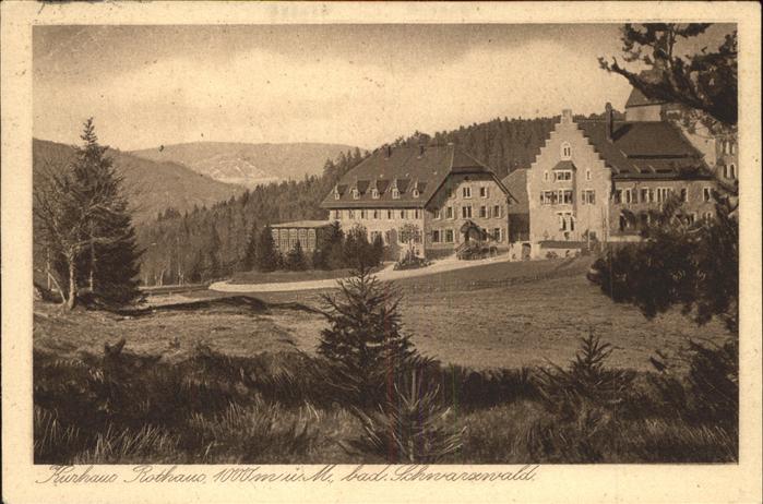 Rothaus Grafenhausen Kurhaus