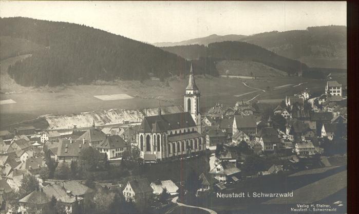 Neustadt Schwarzwald Panorama Kirche