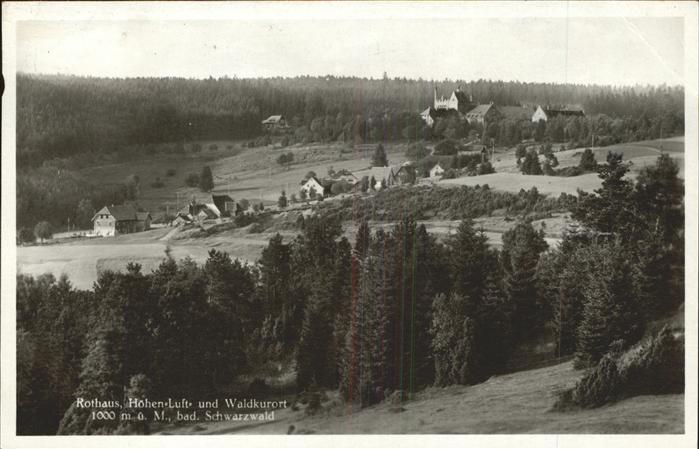 Rothaus Grafenhausen Panorama