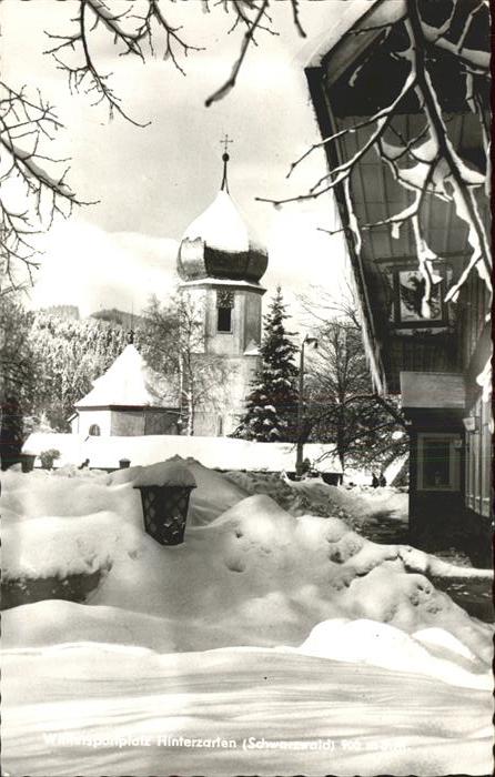 Hinterzarten Breisgau-Hochschwarzwald BW Parkhotel Adler mit Kirche