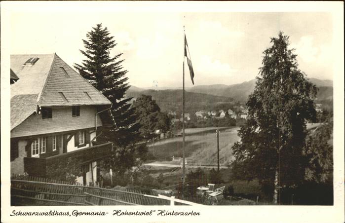 Hinterzarten Breisgau-Hochschwarzwald BW Schwarzwaldhaus Germania Hohentwiel