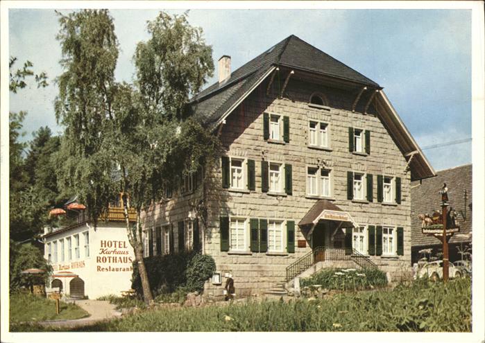 Rothaus Grafenhausen Hotel Kurhaus Rothaus