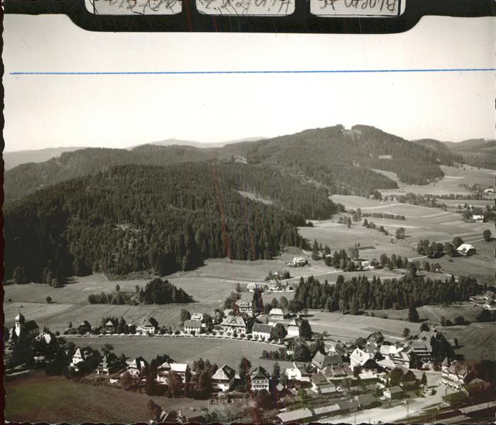 Hinterzarten Breisgau-Hochschwarzwald BW Fliegeraufnahme