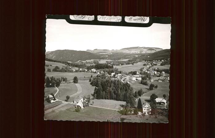 Hinterzarten Breisgau-Hochschwarzwald BW Fliegeraufnahme