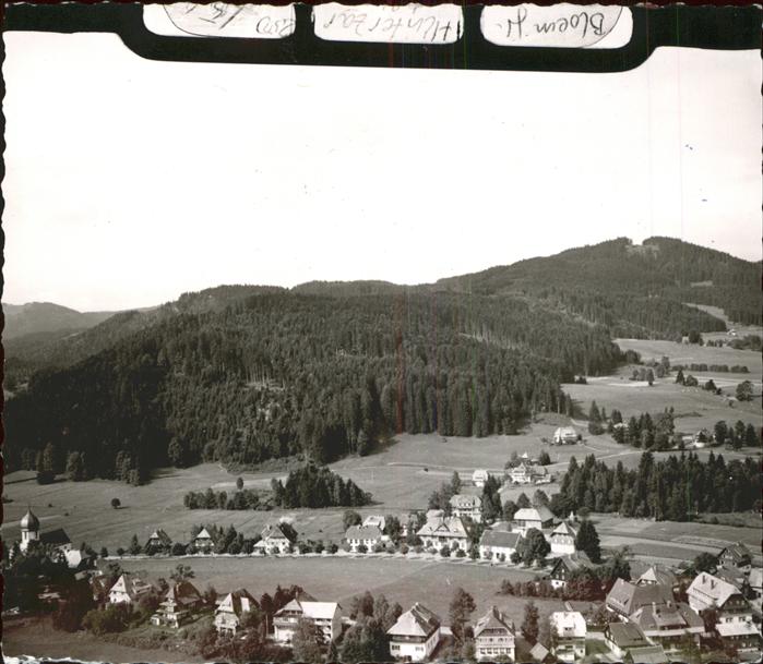 Hinterzarten Breisgau-Hochschwarzwald BW Fliegeraufnahme