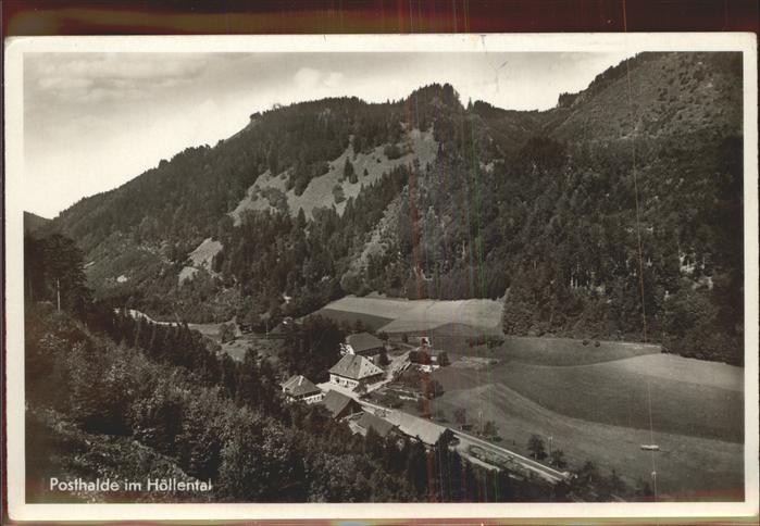 Hoellental Schwarzwald Posthalde