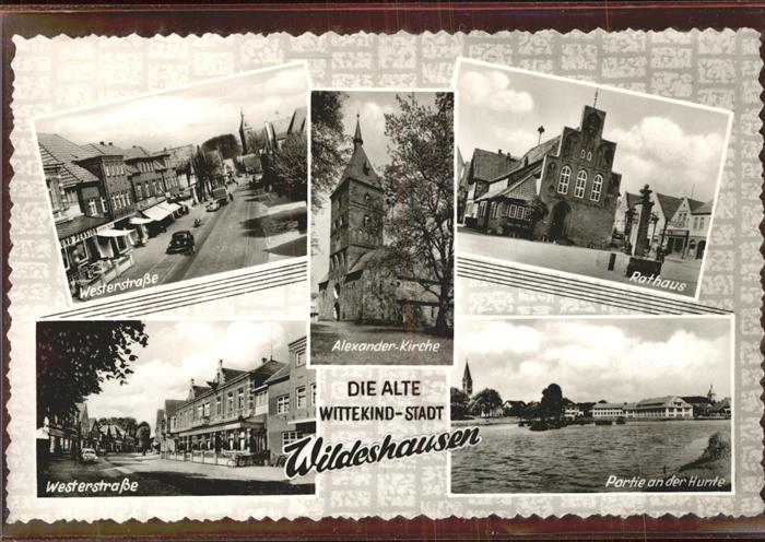 Wildeshausen Alexander Kirche Rathaus Westerstrasse