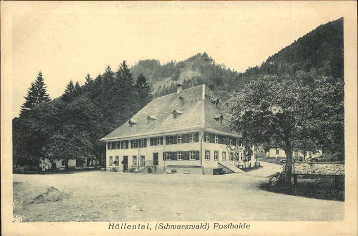 Hoellental Schwarzwald Posthalde