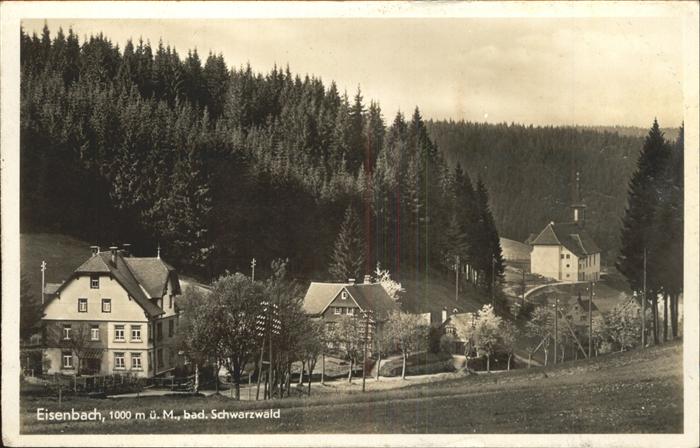 Eisenbach Schwarzwald Ortsansicht
