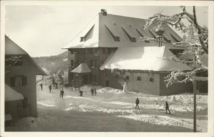 Feldberg Schwarzwald Caritas Haus im Winter