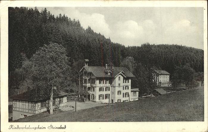 Bonndorf Schwarzwald Kindererholungsheim Steinabad