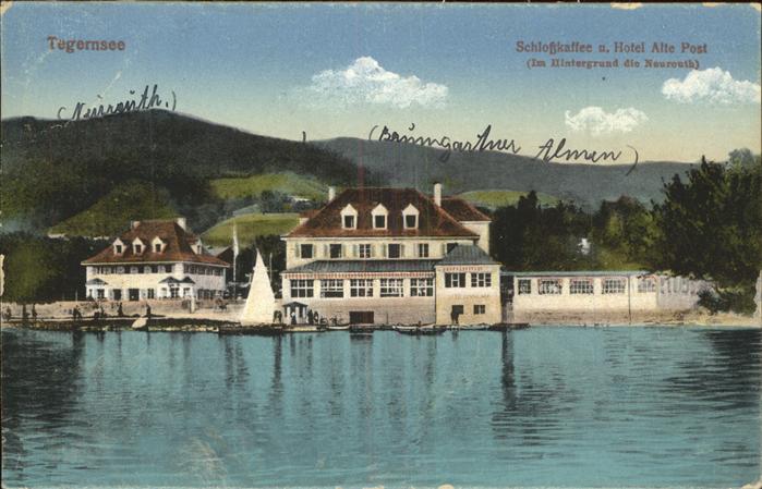 Tegernsee Bayern Schlosskaffee und Hotel Alte Post